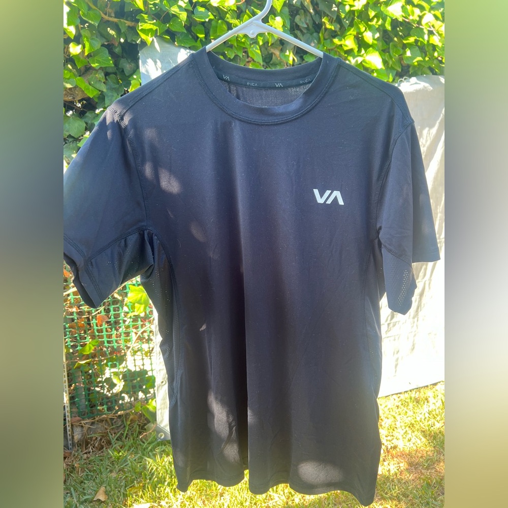 Black RVCA Sport Vent Performance Tee. Men’s Medium. In used condition.